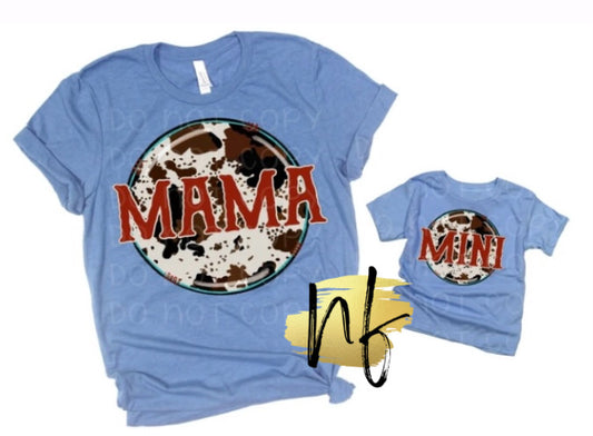 Mama and Mini Cow Set