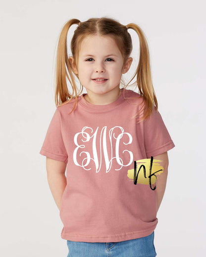 Toddler Monogram, Rabbit Skins Brand